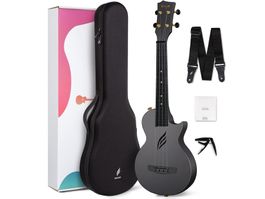 23 Zoll Kohlefaser Konzert Ukulele Set Anfänger Ukulelen Set