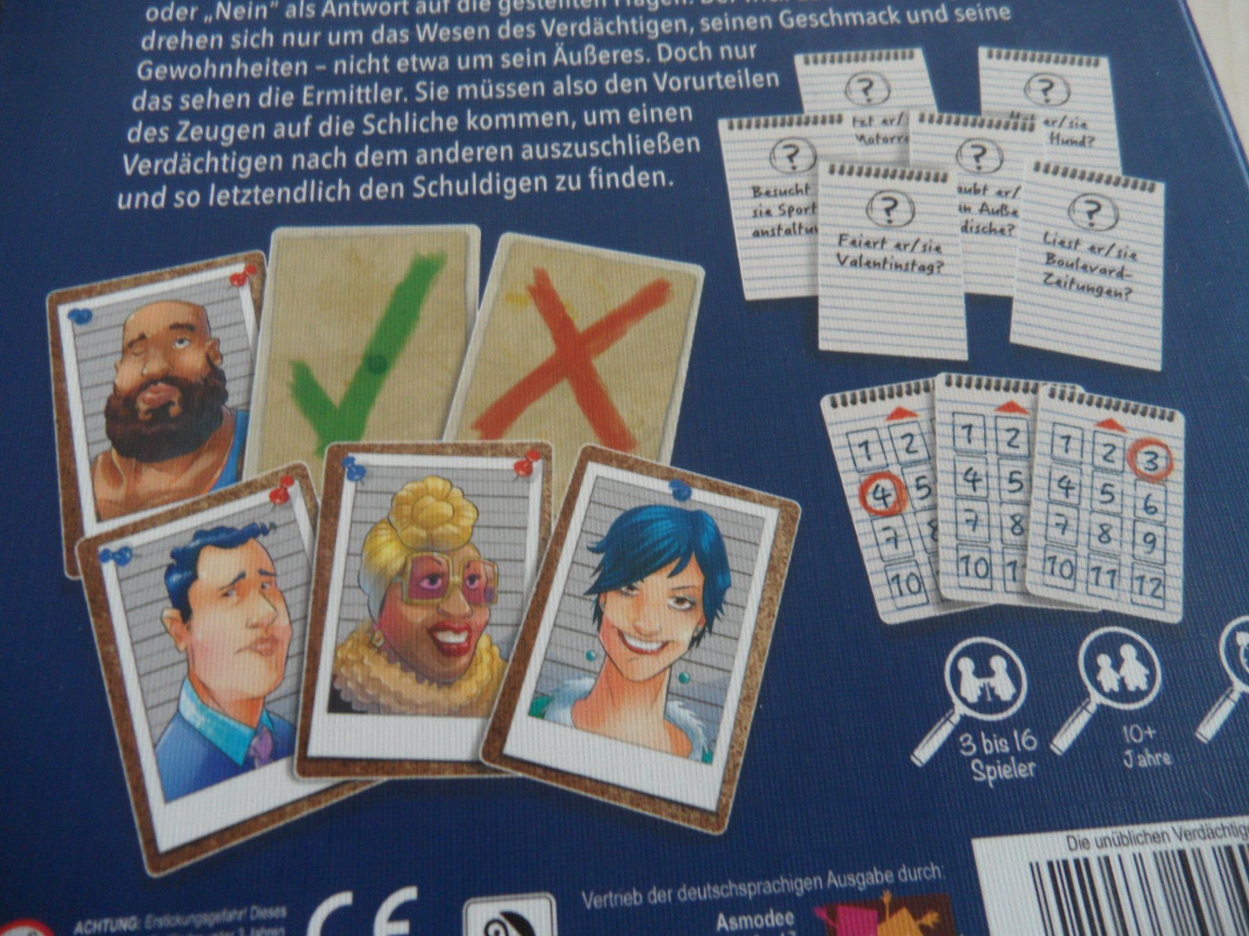 Giochi: Die unüblichen Verdächtigen - Cranio Asmodee - neuwertig – Usato da Bern venduto da Ono99 6