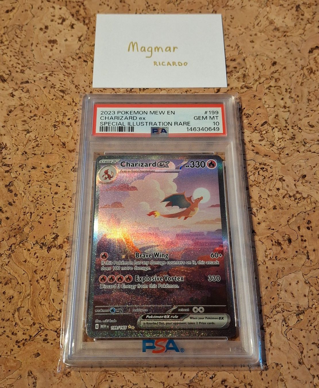 Pokémon Carte collezionabili: PSA 10 Charizard 199 EN 151 (Glurak) – Nuovo (secondo la descrizione) da Charrat venduto da Magmar 1