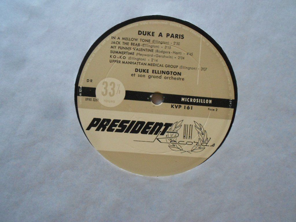 Schallplatten: DUKE ELLINGTON   -  DUKE A PARIS – Gebraucht aus Bex von Giorgiob 2