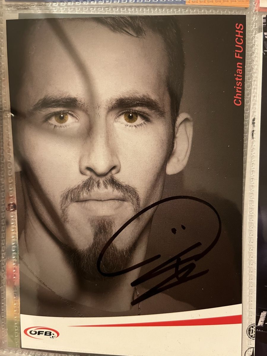 Autografi: Christian Fuchs Autogrammkarte – Usato da Widnau venduto da Spetz