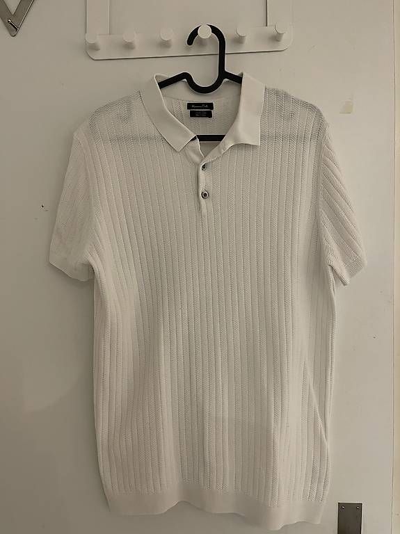 Massimo Dutti Magliette Polo: Massimo Dutti White Polo – Usato da Affoltern am Albis venduto da ale_58bh