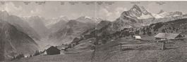 Braunwald Panoramakarte 3-teilig