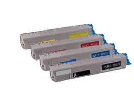 Tonerfabrik Toner SET OKI MC853 / MC873 Set mit allen vier F