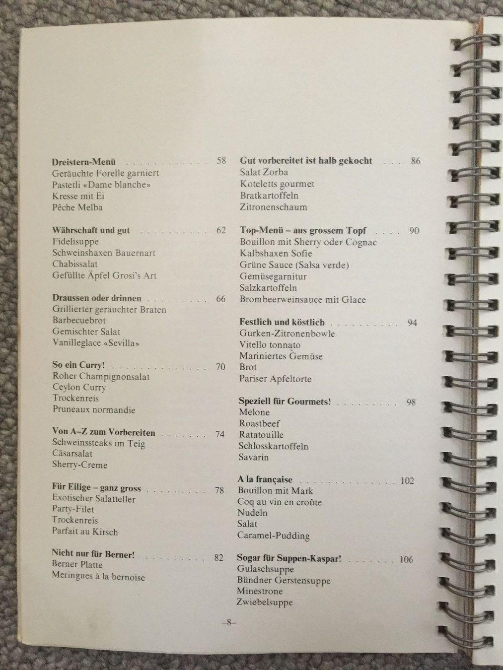 Libri: Betty Bossi - altes Kochbuch – Usato da Matzingen venduto da carola71 2