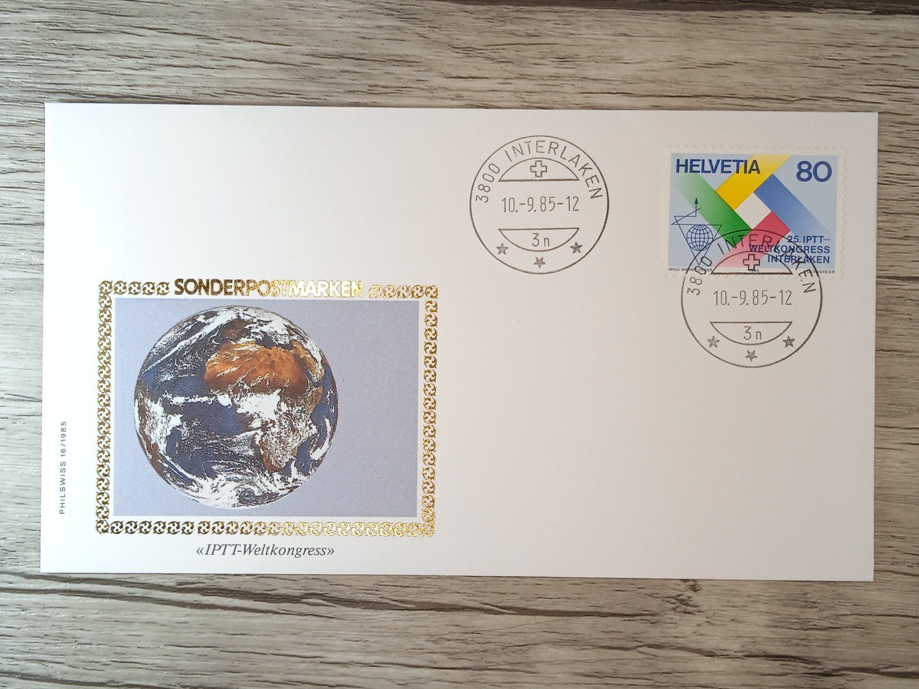 Tutti i francobolli: TR51 Enveloppe + Timbre Suisse 1985 – Usato da Cousset venduto da Patrick_Collections