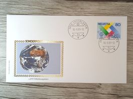 TR51 Enveloppe + Timbre Suisse 1985