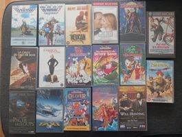 34 Vidéos VHS divers films et documentaires l.