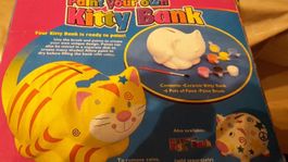 Sparkasse Katze zum selbst bemalen