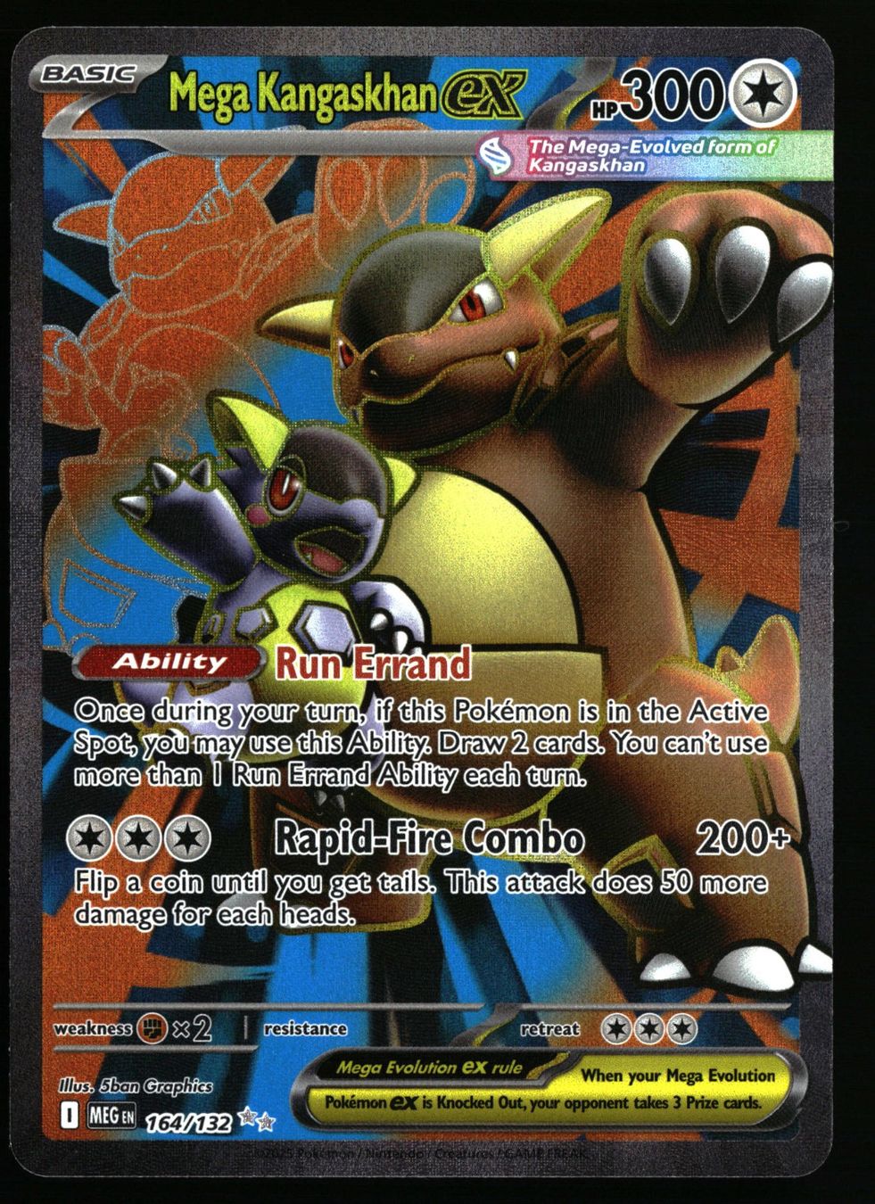Pokémon Carte collezionabili: Mega Kangaskhan ex #164 Pokemon Mega Evolution – Usato da Feuerthalen venduto da Plazatoys