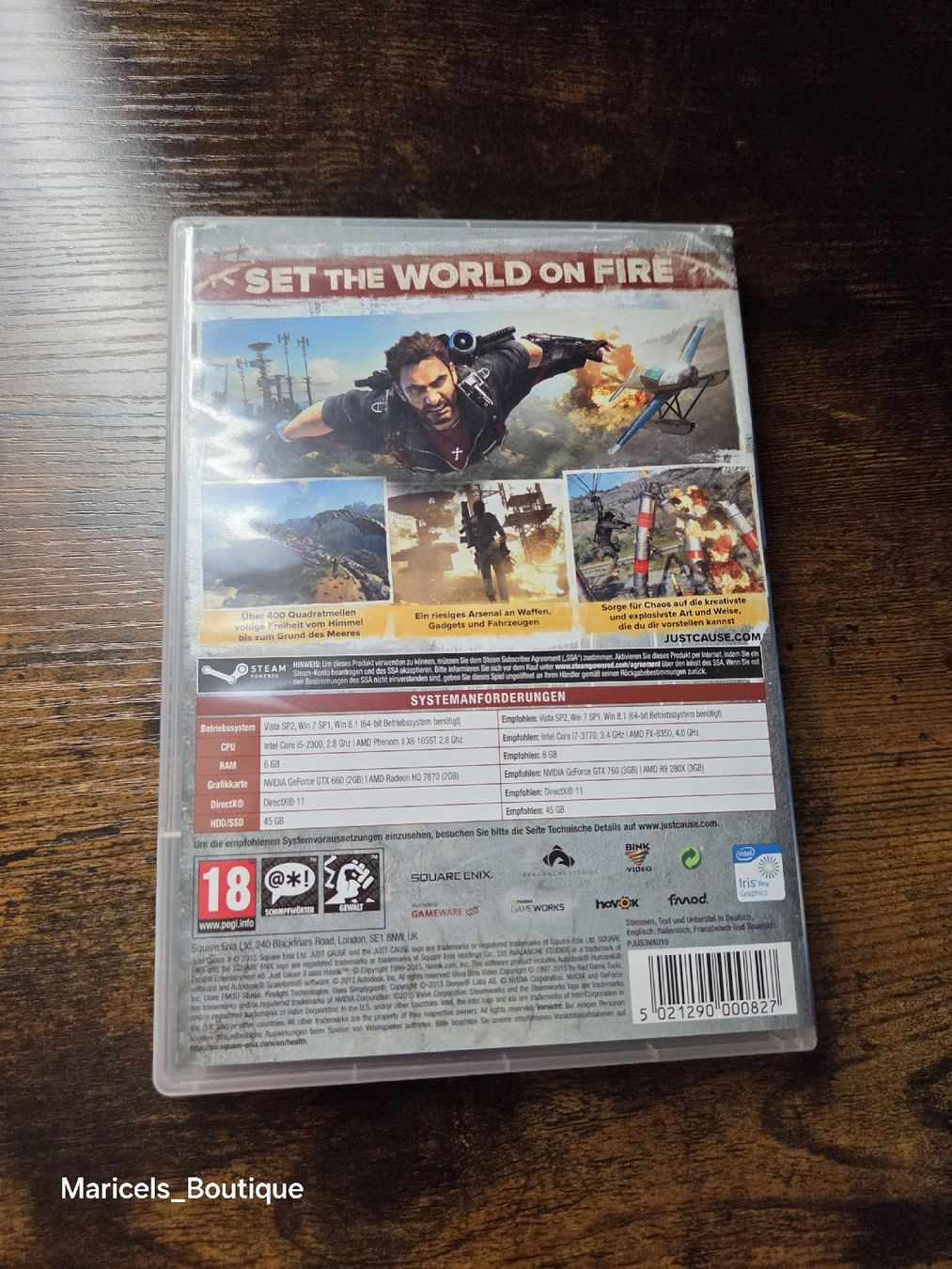 Giochi: PC Game Just Cause 3  5Disc – Usato da Winterthur venduto da Maricels_Boutique 3