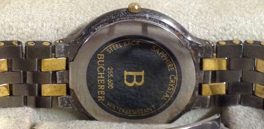 Montre Braceler Vintage Bucherer 1888 Swiss Made – Cuir, Homme, Occasion Rare