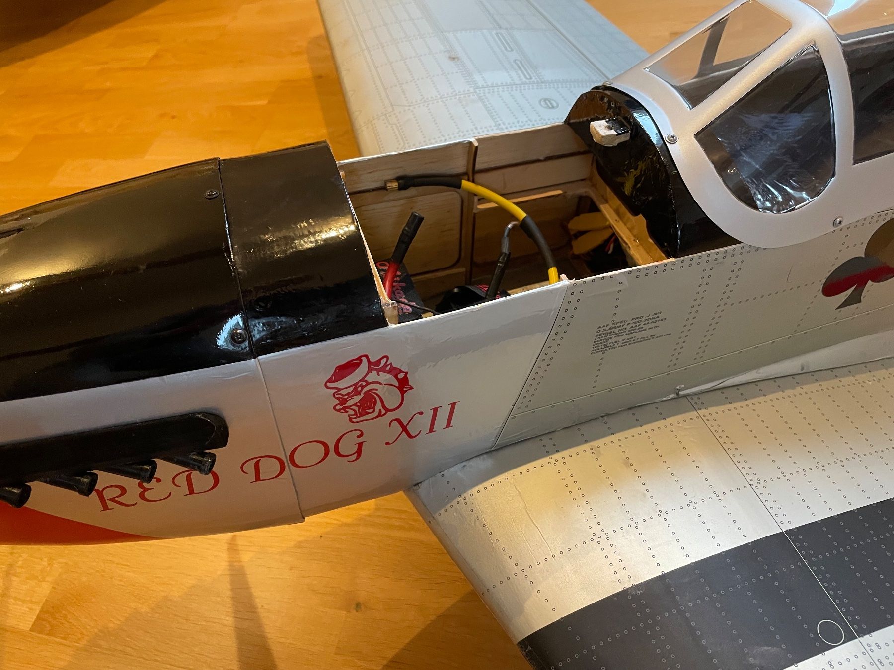 Kyosho Modellismo RC: Mustang P51 Kyosho Spw.1820 – Usato da Neftenbach venduto da CURRAT1 4