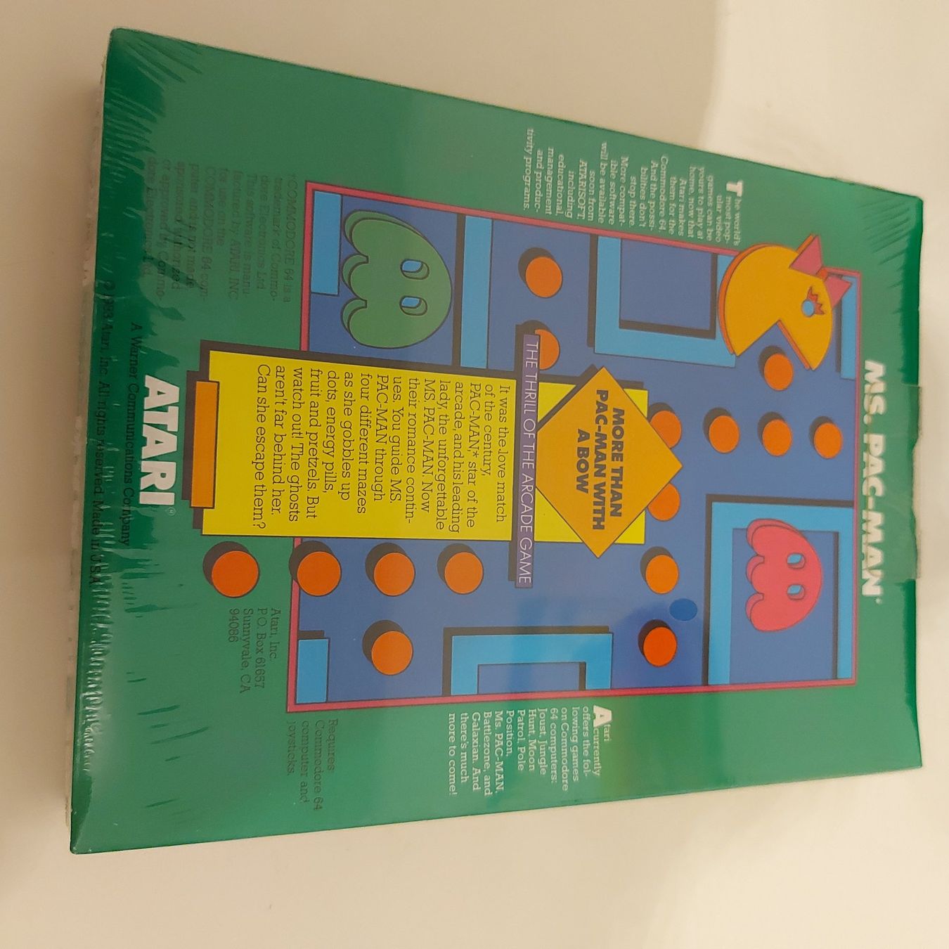 Spiele: MS. Pac-man Commodore 64 C64 Neu in Folie Atarisoft Pac Man – Neu und originalverpackt aus Aarau von Kaesekuchen2000 1