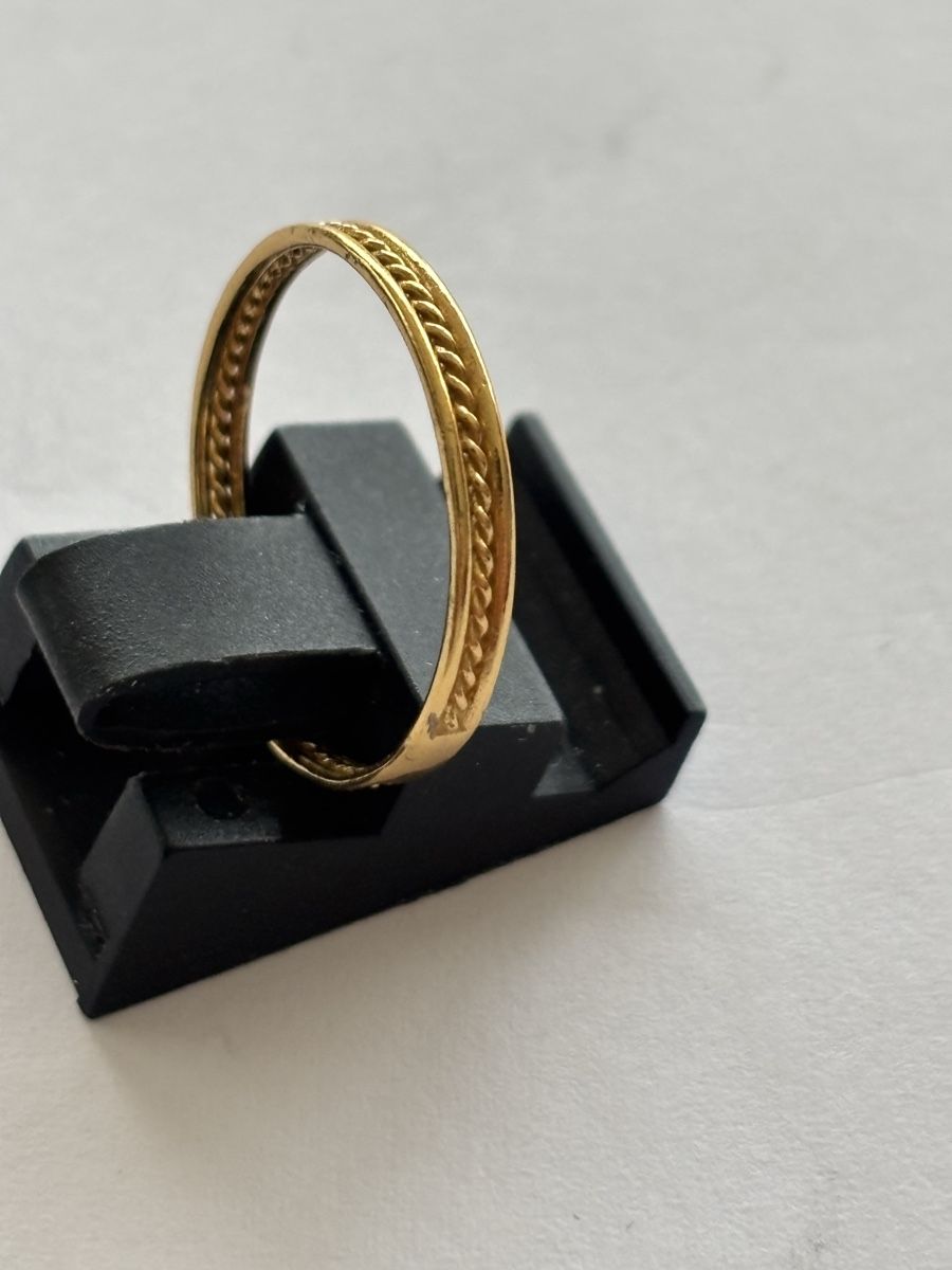 Anelli: Ring Silber vergoldet 925 – Usato da Langnau am Albis venduto da flusspflege 3