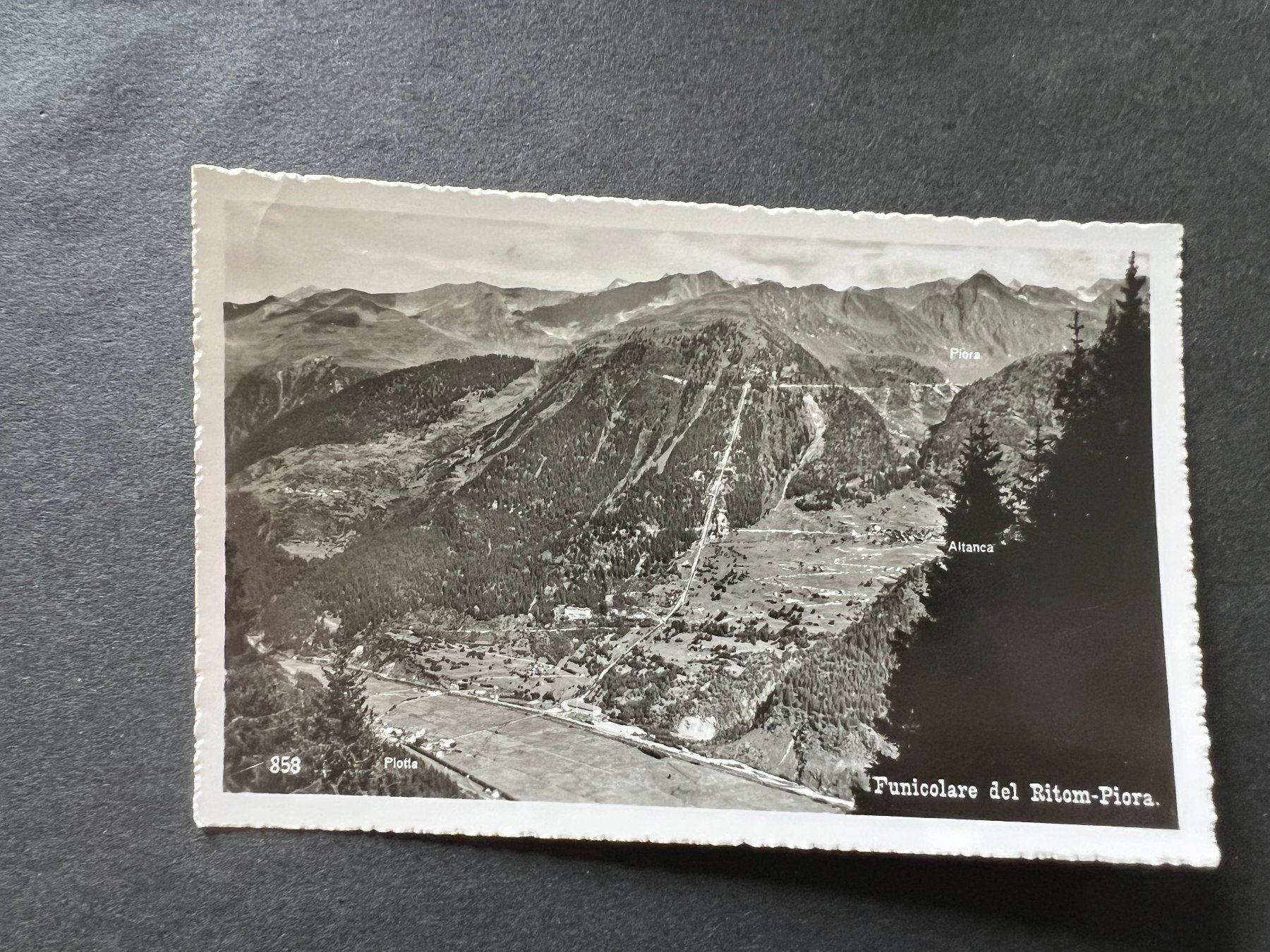 Cartoline postali: Ansichtskarte Funicolare  1956  (M200) – Usato da Hinwil venduto da Sidi4