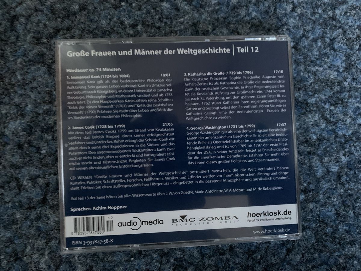 Audiolibri: 3 Hörbücher "Weltgeschichte" CD Wissen – Nuovo (secondo la descrizione) da Au ZH venduto da Delphin18 1