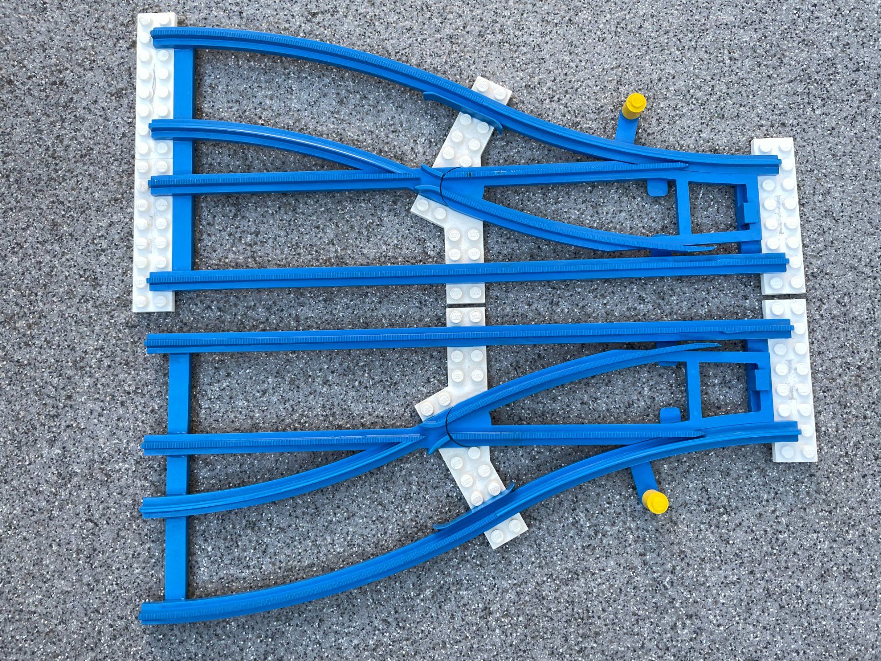 Lego Baukästen: LEGO Eisenbahn # 154 Weichenpaar  4,5V – Neu (gemäss Beschreibung) aus LAUSANNE von Ch0937
