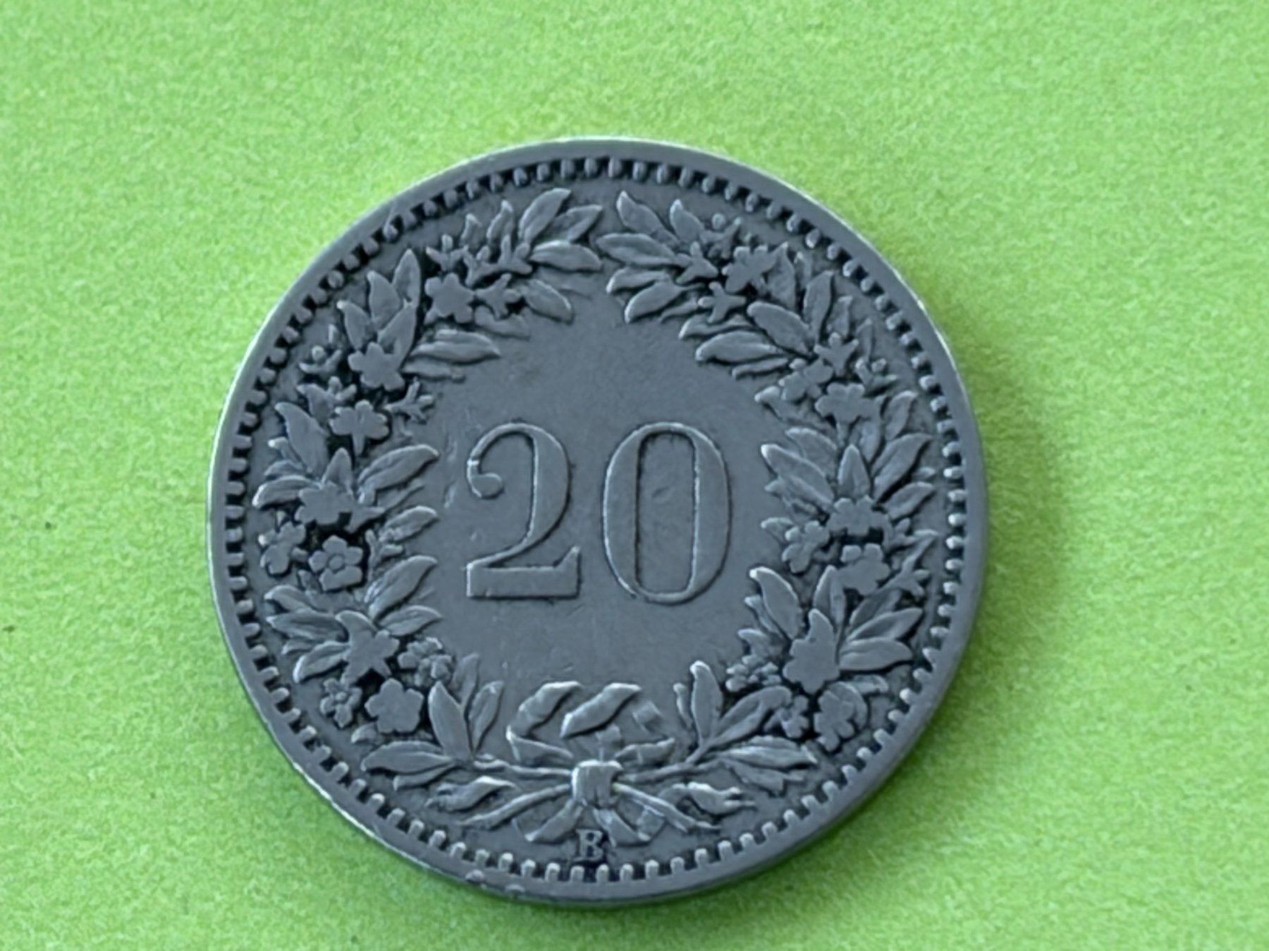 Tutti le monete: 20 Rp  1884 sehr rar – Usato da Kräiligen venduto da wolle2101 1