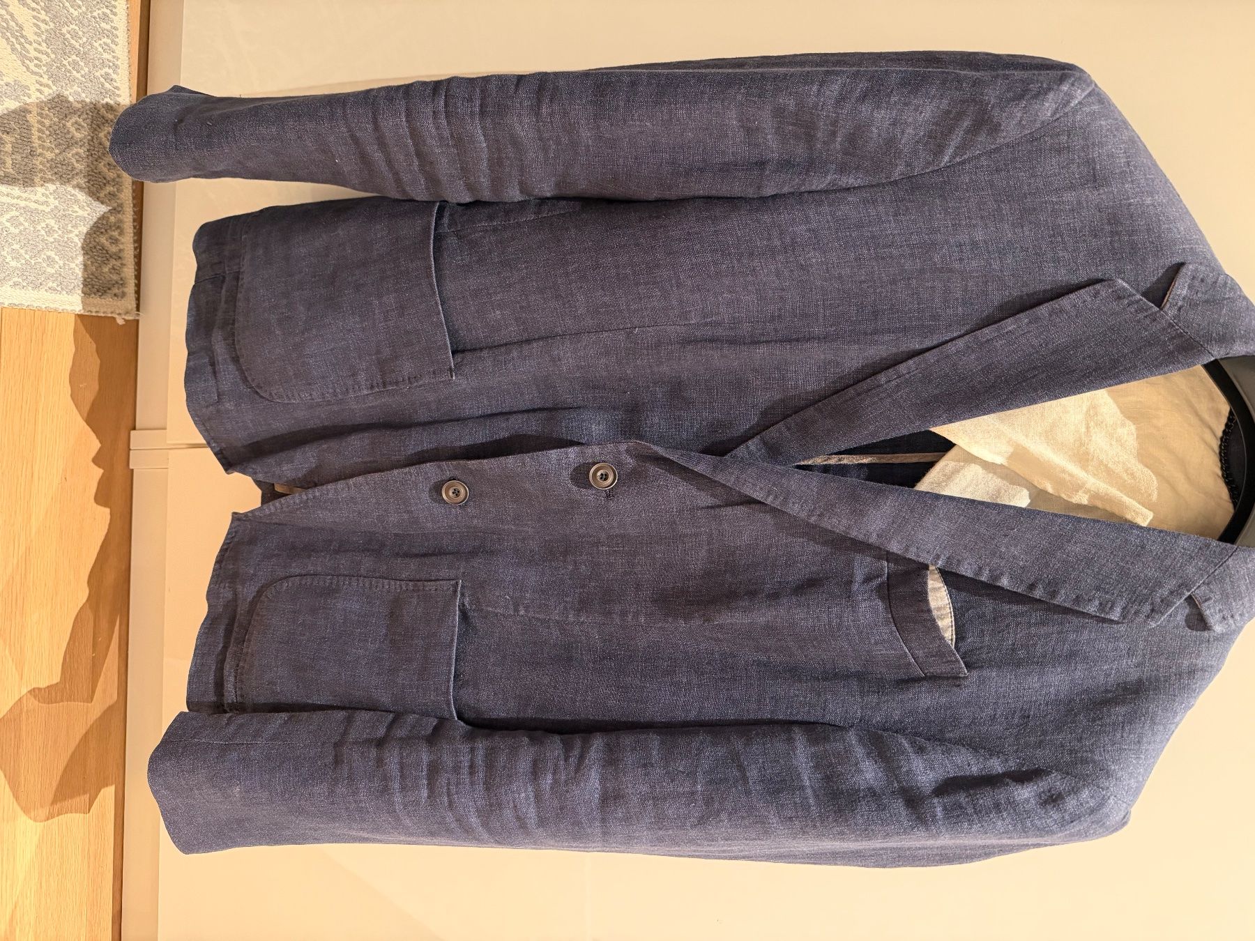 Giacche: Blue Linen Blazer Made In Italy – Usato da Zürich venduto da Filo_B