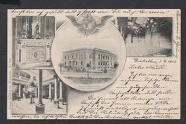 Winterthur   :   alte 4-Bild - Ansichtskarte von 1902