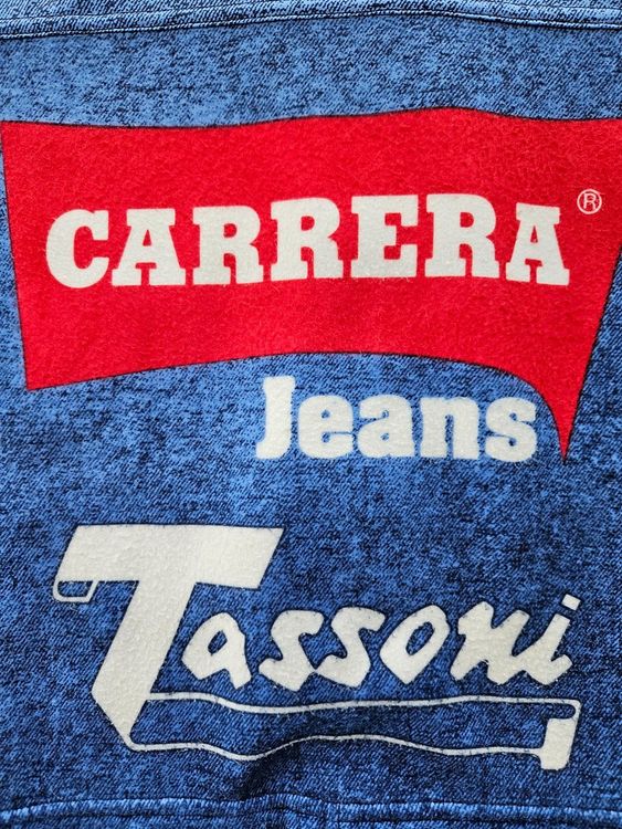 Veste vélo cyclisme vintage Carrera Jeans Tassoni Gaerne Nalini