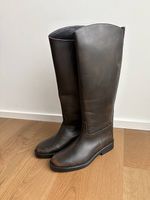 Massimo Dutti Reitstiefel Leder braun Gr. 36 Neu mit Etikett