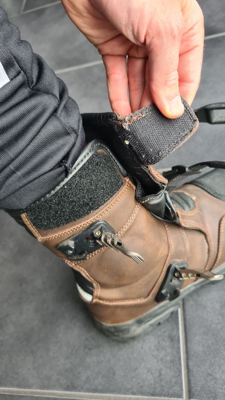Herrenschuhe: Bottes de moto FLM beige – Gebraucht aus Monthey von NoranIndio 4