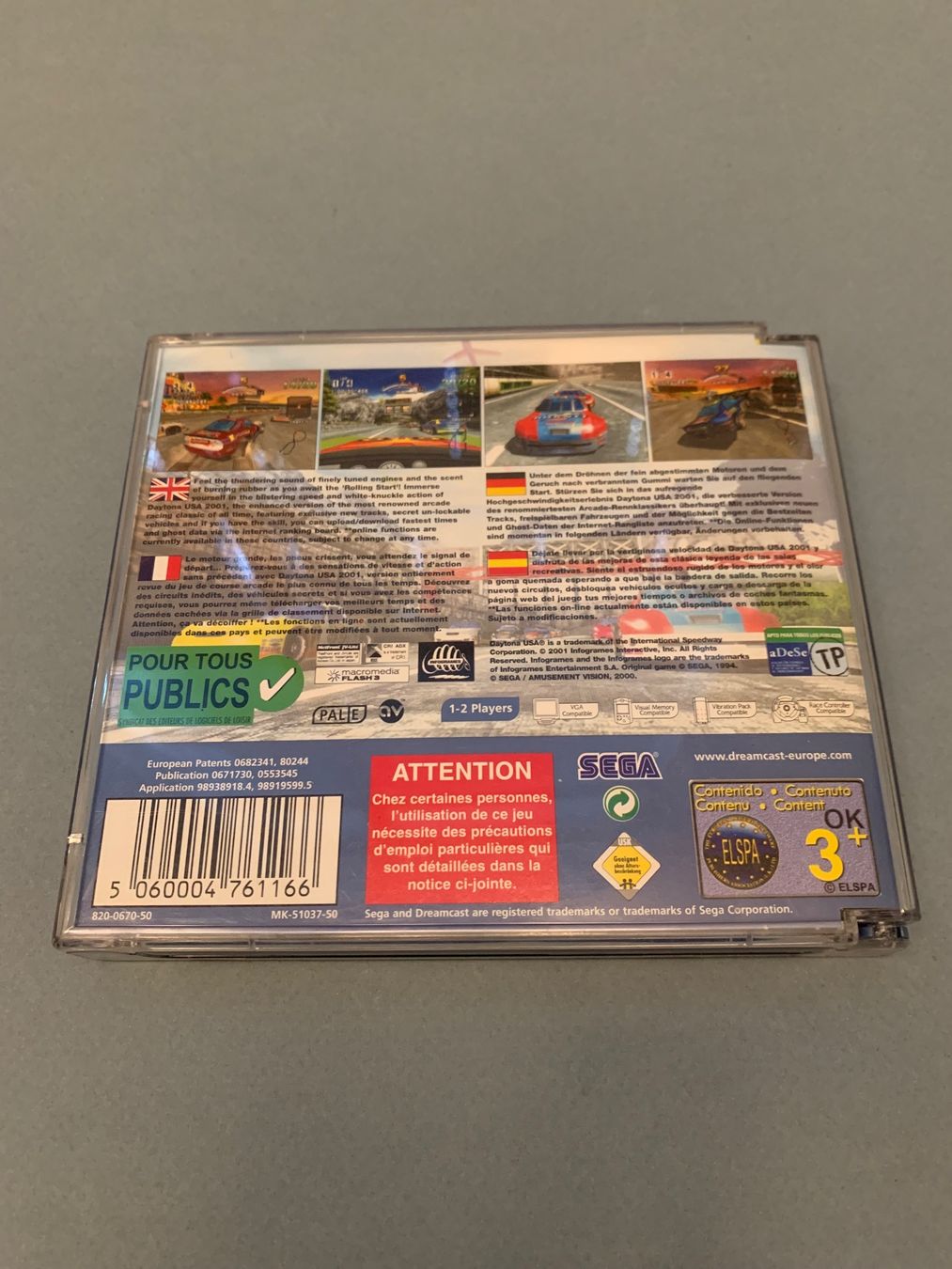 Sega Giochi: Dreamcast / Daytona USA 2001 – Usato da Kölliken venduto da sergesellsretro 1