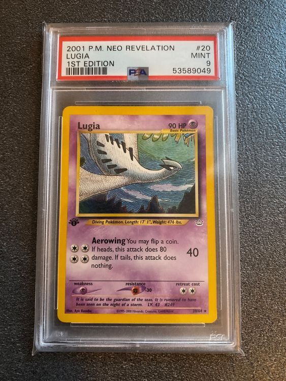 Lugia 1st Edition PSA 9 (Neo Revelation) | Kaufen auf Ricardo