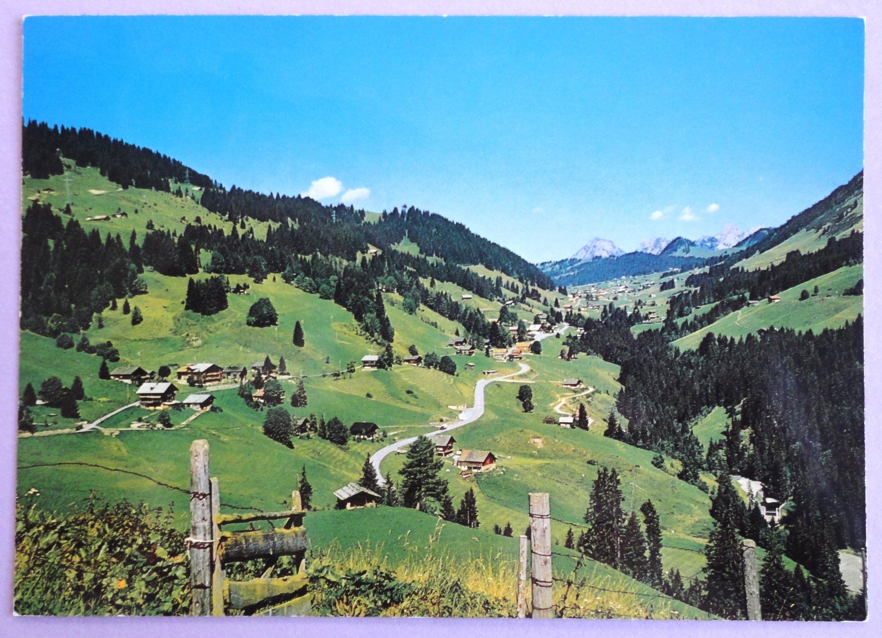 Cartoline postali: La Comballaz, alt. 350 m – Usato da Fétigny venduto da Billy2miny