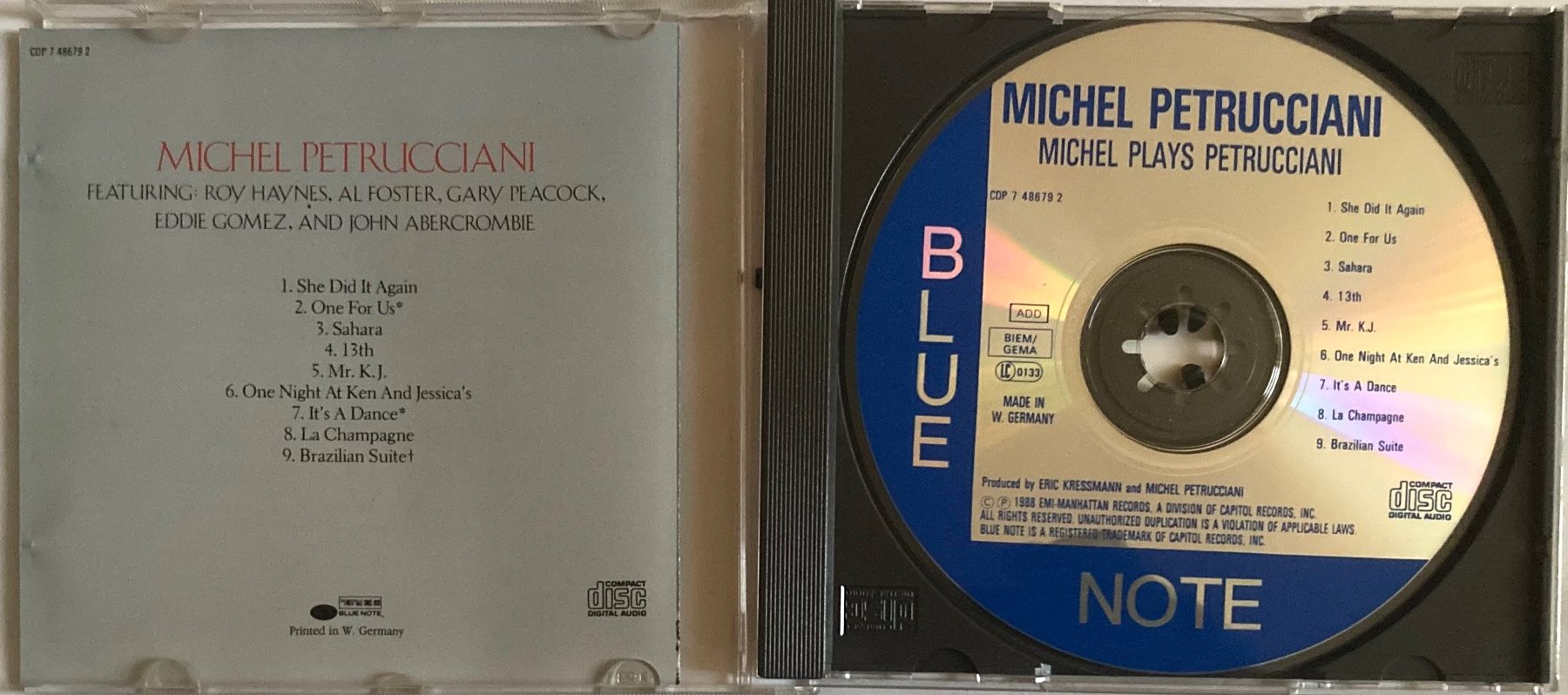 CDs: MICHEL PETRUCCIANI - MICHEL PLAYS PETRUCCIANI – D'occasion à Poliez-Pittet par Newtown-Records 2