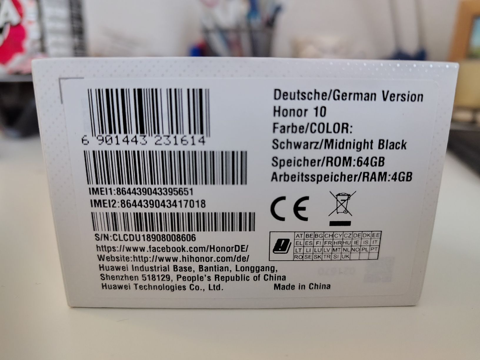 Honor Handys / Smartphones: Honor 10 64GB mit Google Play inkl. Hülle – Gebraucht aus Schüpfheim von ele_sk2m 3