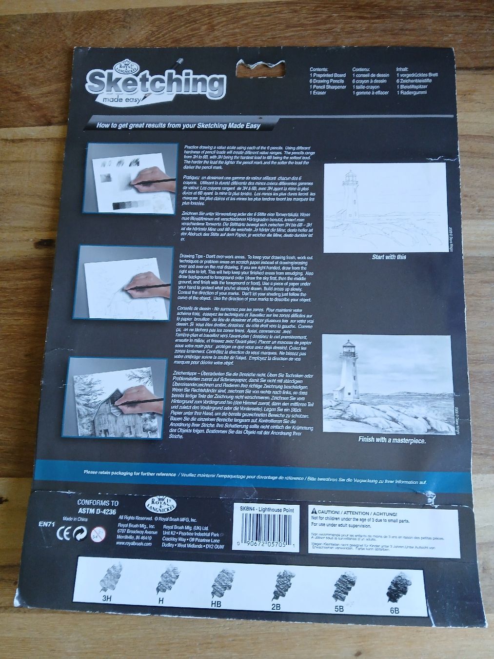 Matite, matite colorate & gessi: Royal Langnickel Sketching Set Lighthouse Point 9pcs – Nuovo e nell'imballaggio originale da Dübendorf venduto da LoRi-2026 3
