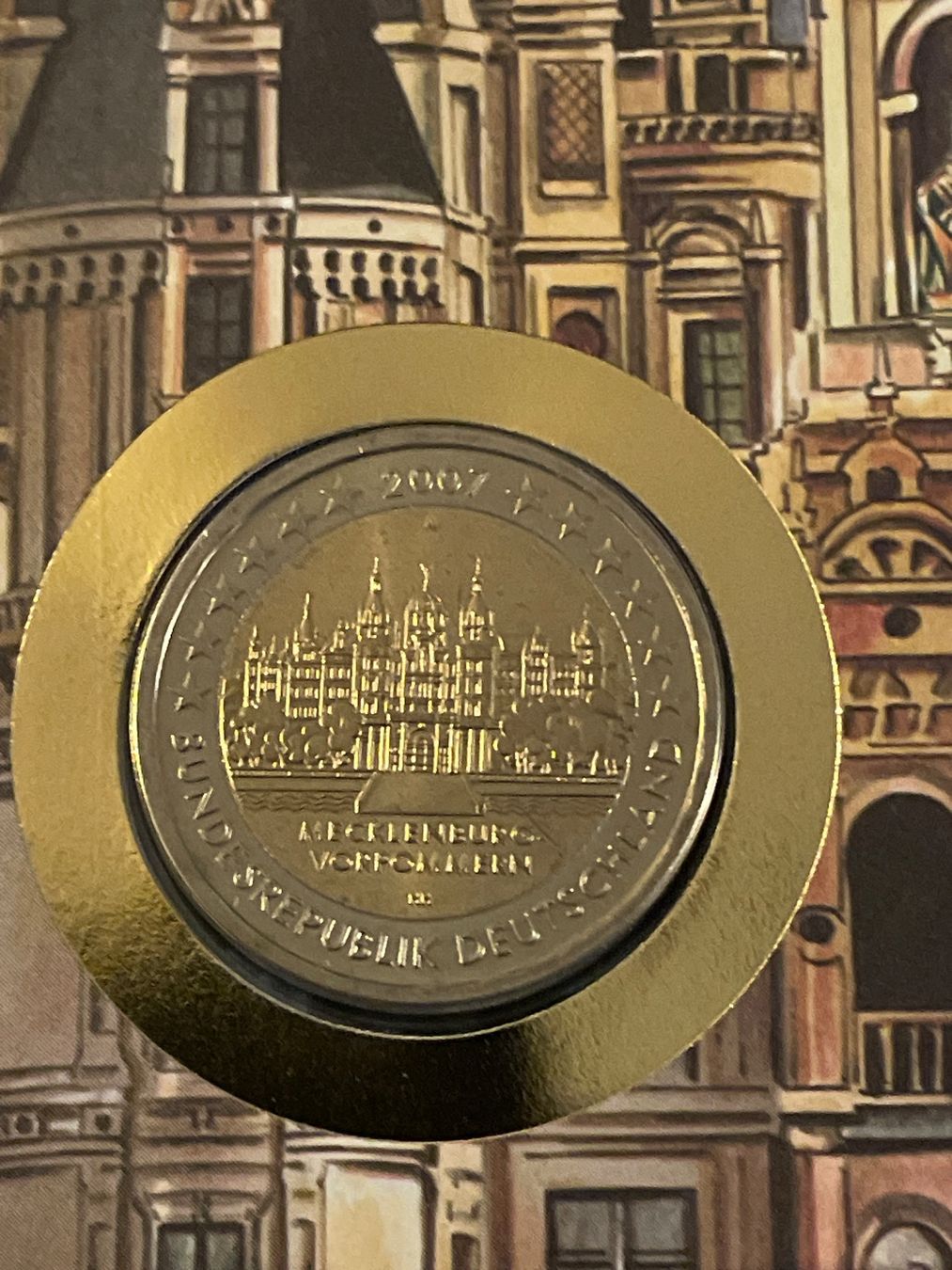 Alle Münzen: Numisbrief Schloss Schwerin – Neu (gemäss Beschreibung) aus Schlossrued von Julio25 1