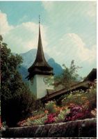 Gsteig, Saanetal, Kirche, um 1975