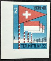 Soldatenmarke 2.WK, Ter Mitrailleur KP 22, ges, Wi Ter 82-2