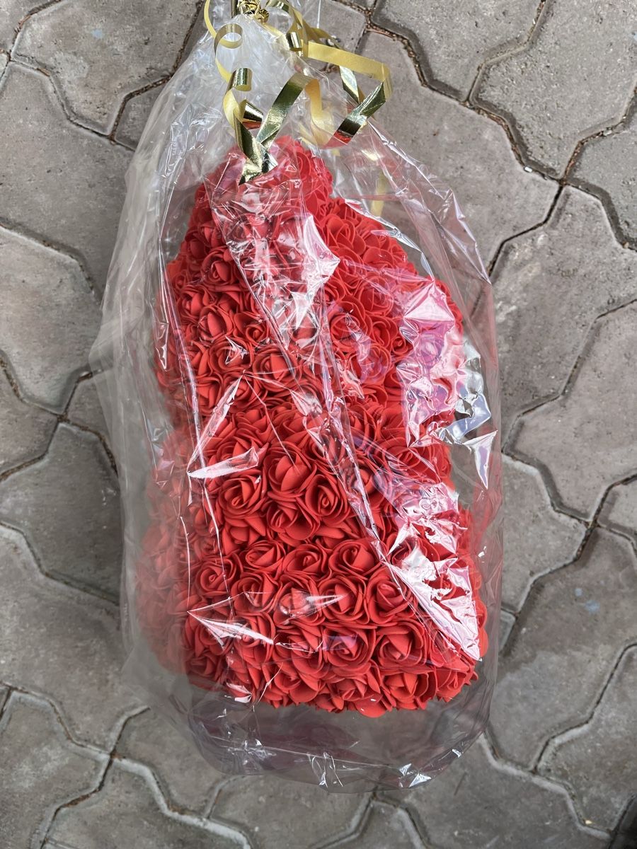 Figuren: Roter Rosenbär Deko-Figur - Liebe - Geschenk – Neu und originalverpackt aus Wetzikon ZH von papi1899 1