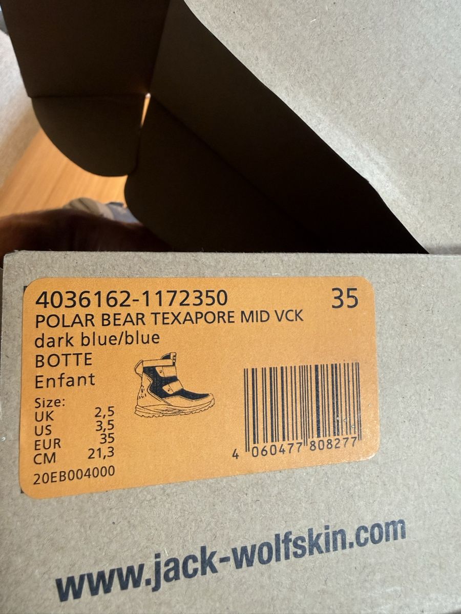 Jack Wolfskin Scarpe per ragazzi: Winterstiefel Jack Wolfskin Gr 35 – Nuovo e nell'imballaggio originale da Täuffelen venduto da Jat03 3