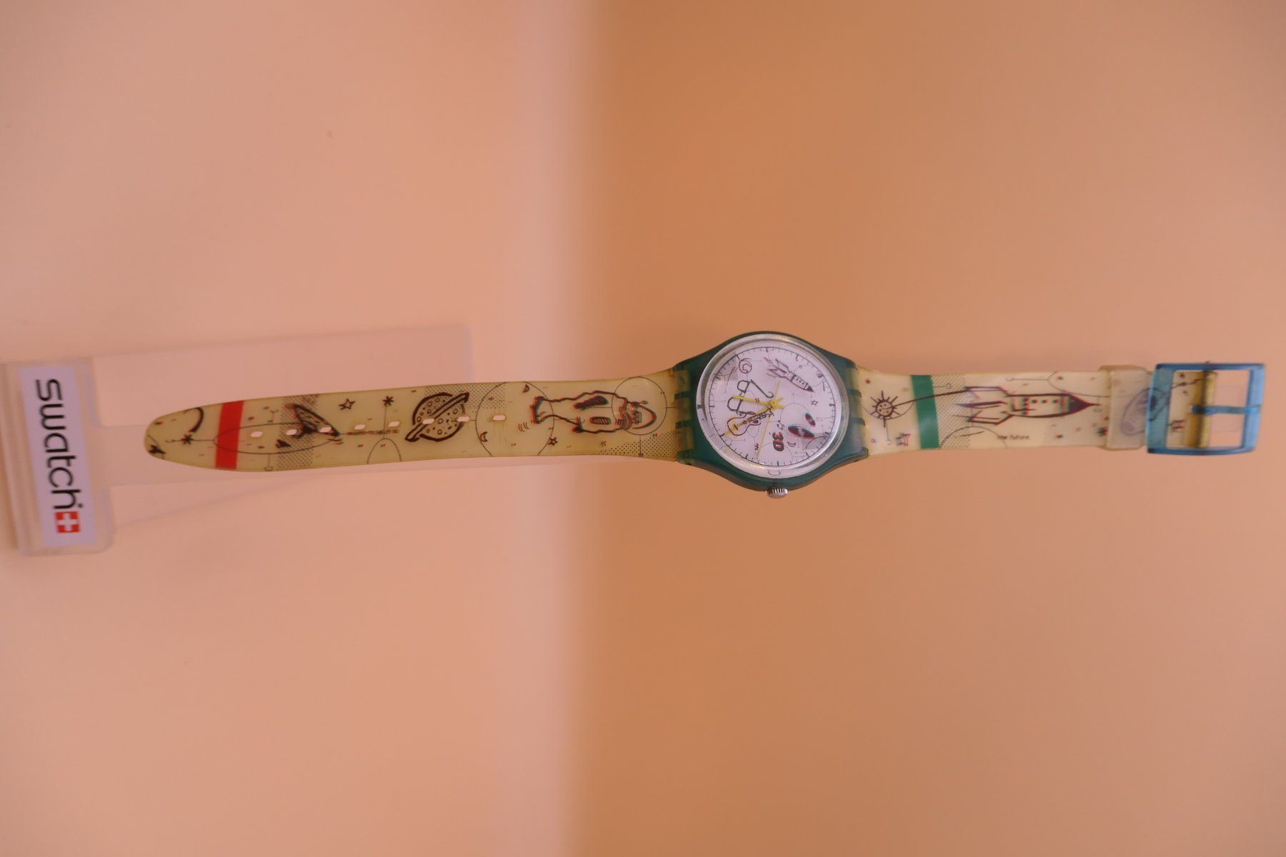 Swatch Uhren: Swatch Gent "3D EXPERIENCE" GL108, 1996, neue Batterie – Gebraucht aus Thun von CHRONOTIKA 3