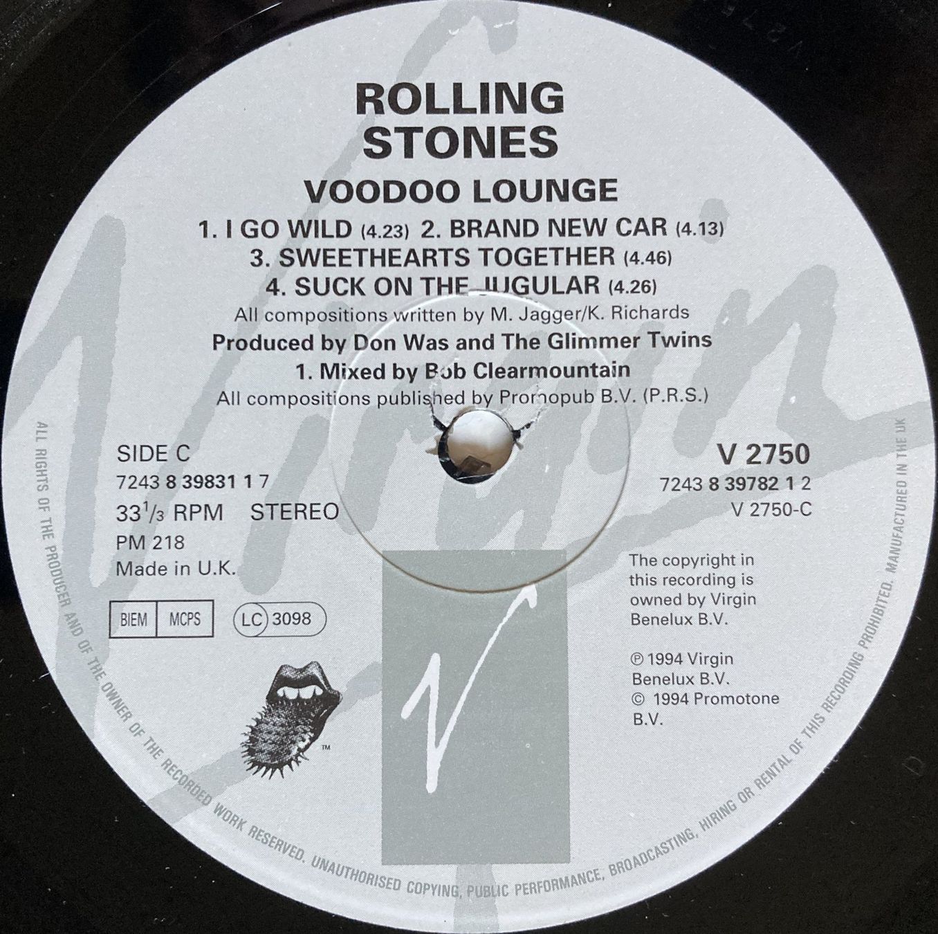 Schallplatten: ROLLING STONES - VOODOO LOUNGE – Gebraucht aus Bottens von hotter-than-hell 5