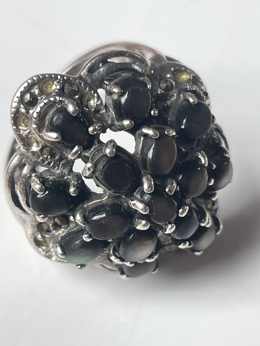 Anelli: Vintage Ring, Silber mit Onyx – Usato da Brugg AG venduto da Prima08 2