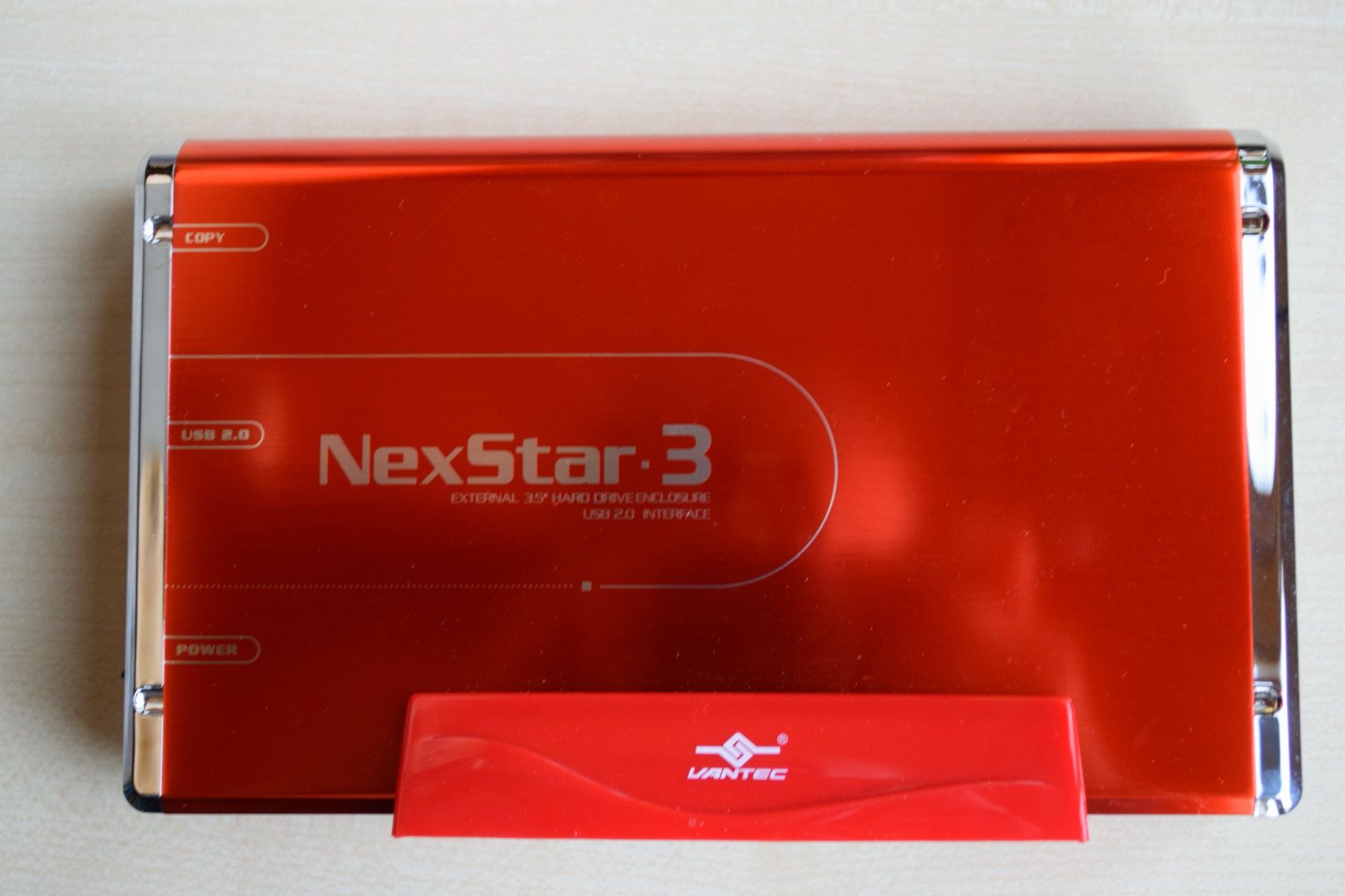 USB Sticks: Vantec NexStar 3 - Festplattengehäuse USB 2.0 - Orange – Gebraucht aus Reutigen von DONDON55