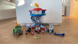 Paw Patrol Zentrale /Lookout Spielset mit Fahrzeugen&Figuren