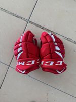 CCM Hockey Gloves FT485 Red Youth Size Used