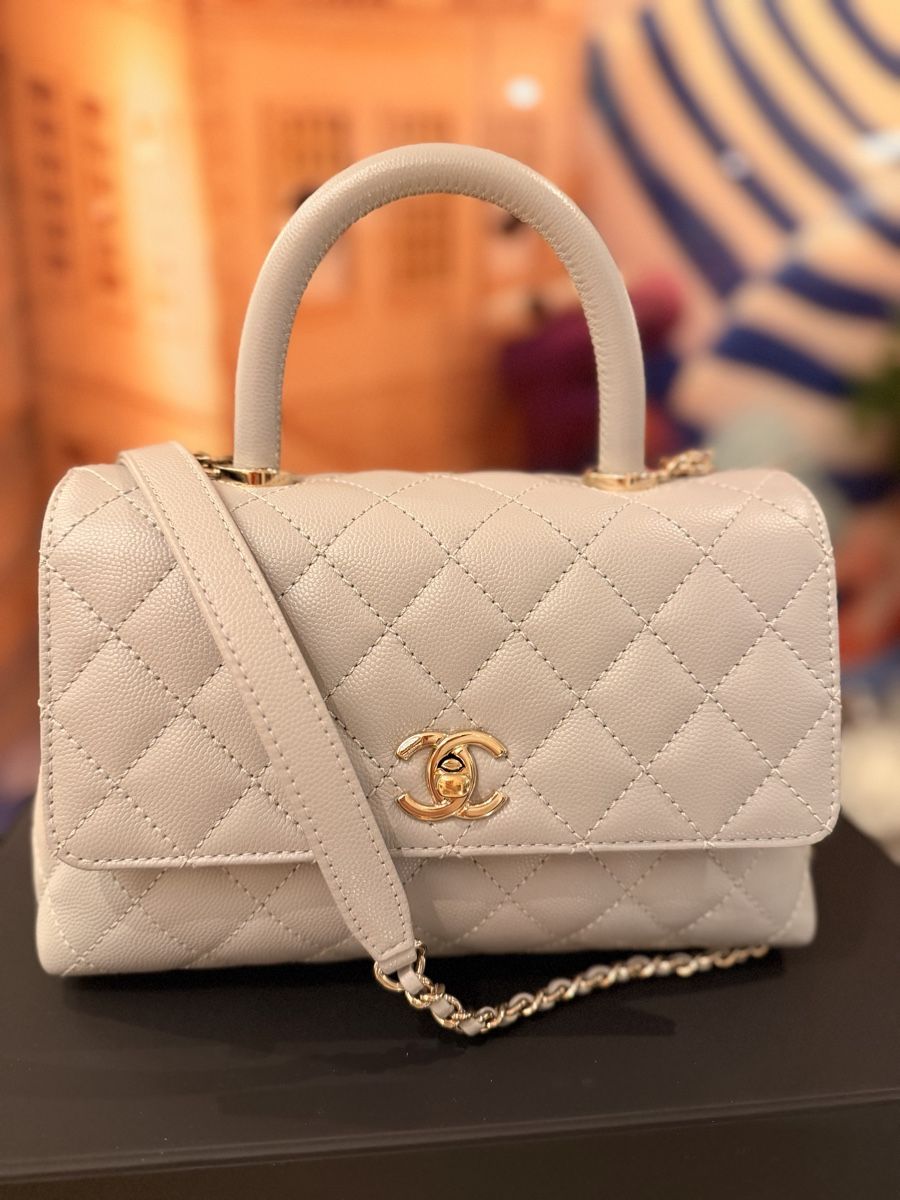 Chanel Borse da donna: Coco Handle Chanel Tasche – Nuovo (secondo la descrizione) da Zürich venduto da christina100 3