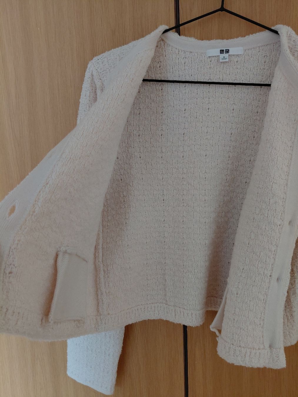 Uniqlo Giacche: UNIQLO Cream Colored Tweed Jacket  – Nuovo (secondo la descrizione) da Turbenthal venduto da apr_h7z2 3