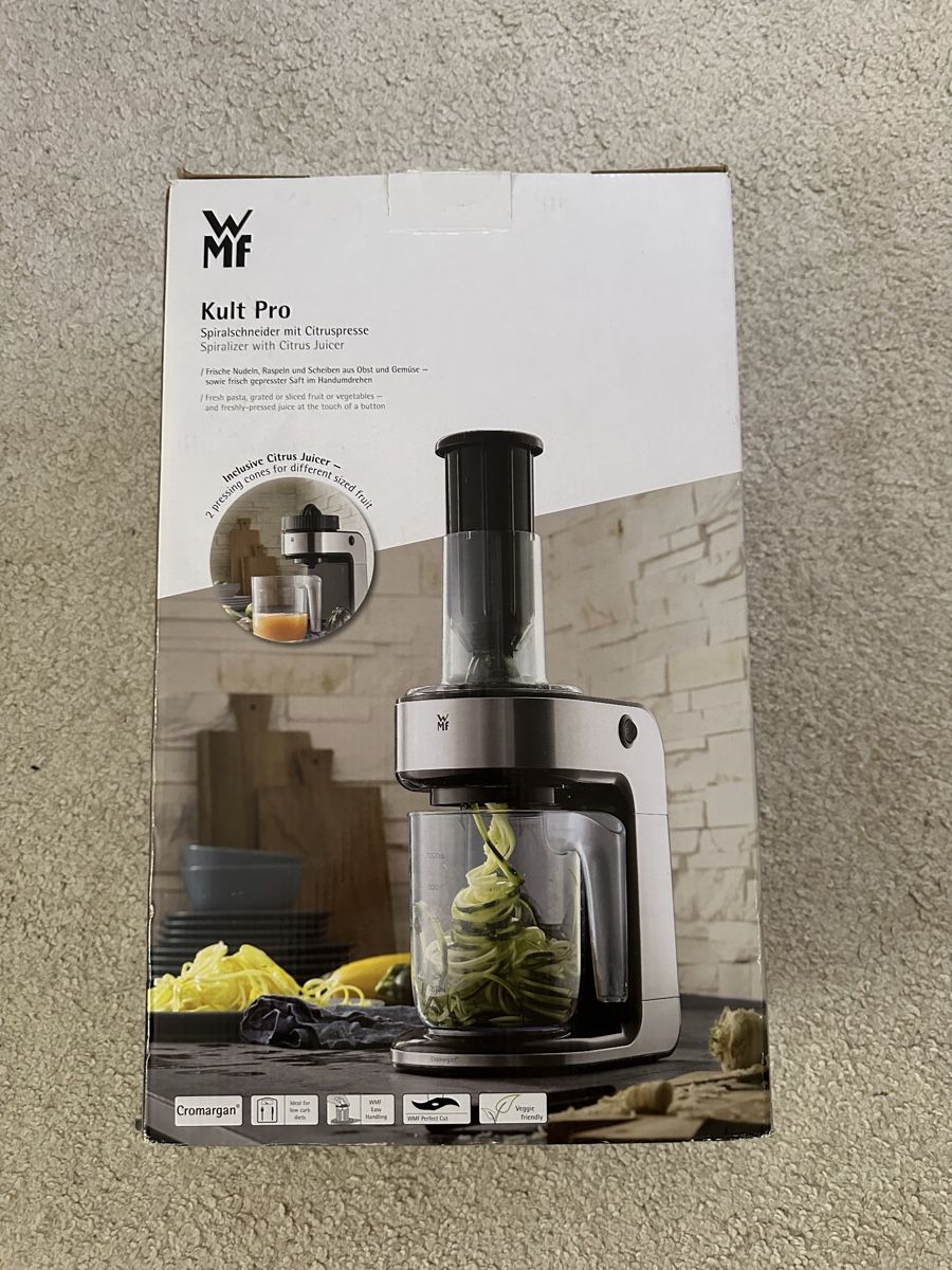 WMF Elettrodomestici da cucina: WMF Kult Pro Spiralschneider mit Zitruspresse – Nuovo e nell'imballaggio originale da Bärschwil venduto da j_18996