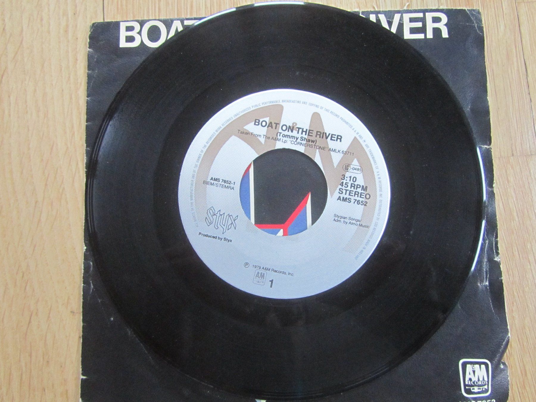 Schallplatten: Styx - Boat on the River - Borrowed Time - Single 7 – Gebraucht aus Seengen von mikelele 1