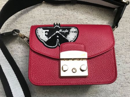 " Furla " sac rose  avec bandoulière Tasche
